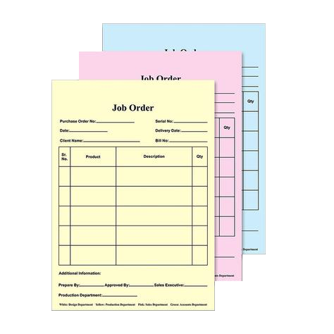Carbonless Copy Invoice Template file
